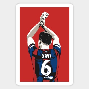 Xavi Hernandez Pop Art Sticker